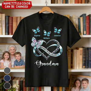 Blessed To Be Called Grandma - Personalized Shirt - Heartfelt Mother's Day Gift for Grandma