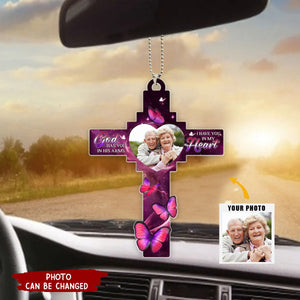 Custom Photo You Will Always Hold A Special Place In My Heart - Memorial Personalized Custom Car Ornament