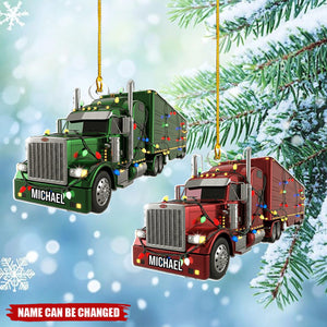 Truck Driver - Personalized Christmas Acrylic Ornament