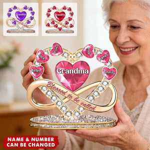 Proud To Be Called Grandma - Personalized Custom Shaped Acrylic Plaque - Christian Gift For Grandma