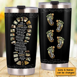 Walk Alongside Daddy Steel Tumbler