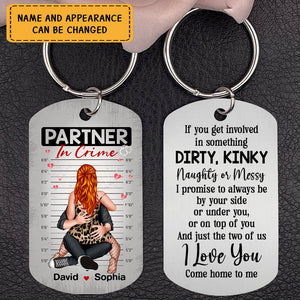 Personalized Gifts For Couple Stainless Steel Engraved Keychain Come Home To Me