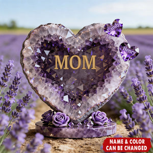 Best Mom Ever - Personalized Mother Custom Shaped Acrylic Plaque