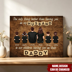 The Only Thing Better Than Gift for Dad Grandpa - Personalized Poster - Gift For Dad, Husband or Grandpa