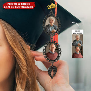 Memorial Graduation Custom Photo - Personalized Graduation Tassel Photo Charm