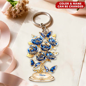 Acrylic Keychain - Personalized Mother's Day Gifts For Mom, Grandma - Love Rooted In Motherhood