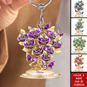 Acrylic Keychain - Personalized Mother's Day Gifts For Mom, Grandma - Love Rooted In Motherhood