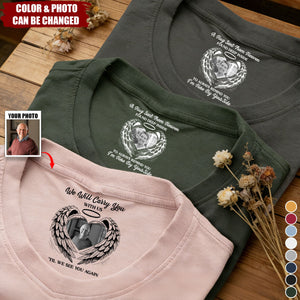 A Hug Sent From Heaven - Hidden Message Memorial Gifts - Personalized Shirt