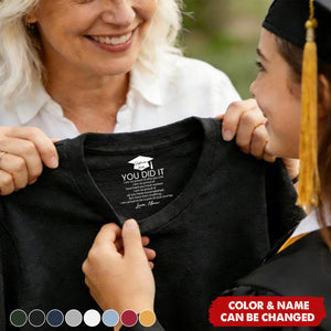 Graduation Gifts Hidden Message For Graduated Son, Daughter - Personalized Shirt