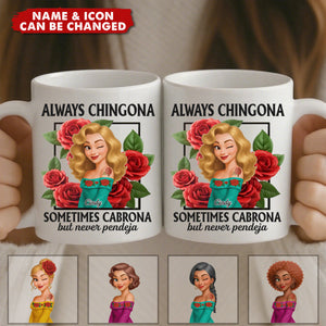 Personalized Mug - Hispanic Month Birthday Gifts For Hispanics And Latinos, Women - Queen Vibes Only