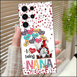 Grandma Dwarf Balloons Personalized Heart Phone case