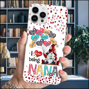 Grandma Dwarf Balloons Personalized Heart Phone case