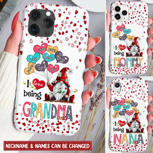 Grandma Dwarf Balloons Personalized Heart Phone case