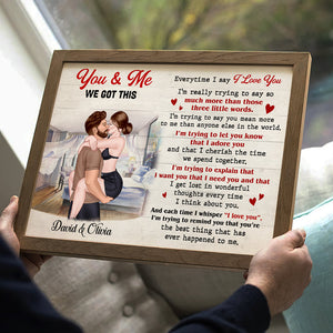 You And Me, We Got This - Sexy Couple Poster, Personalized Poster