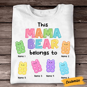 Personalized Mama Bear T Shirt MR101 85O58