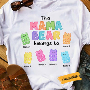 Personalized Mama Bear T Shirt MR101 85O58