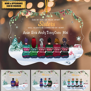 Friends - Life Is Better With Best Friends - Personalized Transparent Ornament