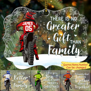 Personalized Motocross Acrylic Ornament-Christmas Gift For Motocross Lovers