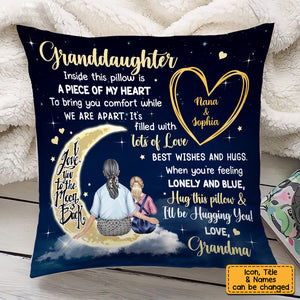 Granddaughter Hug This Pillow