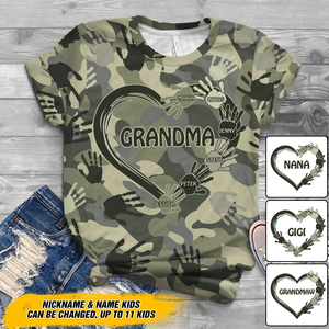 Personalized Grandma Kid Tshirt