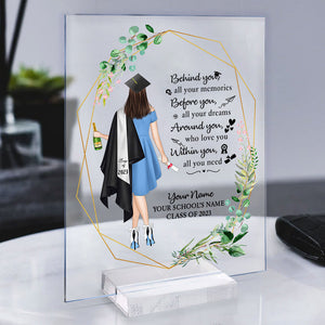 Personalized Acrylic Plaque -Gift for Graduation Keepsake