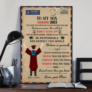 Personalized Poster Believe In Yourself Senior Graduation 2023