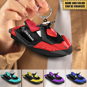 Personalized Water Craft Boat Acrylic Keychain