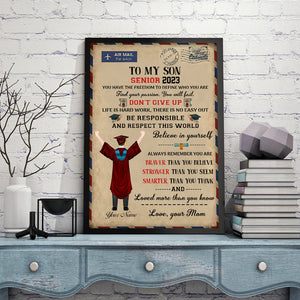 Personalized Poster Believe In Yourself Senior Graduation 2023