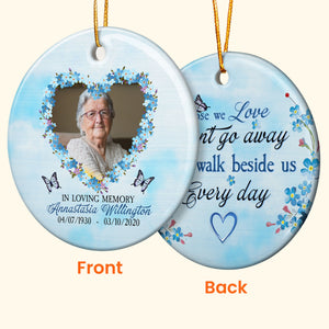 Always on my mind forever in my heart-Ornament Gift-Christmas Memorial Gift For Family Members
