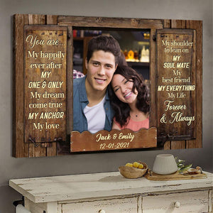 You Are My Life Forever & Always Photo Poster Gift For Couple