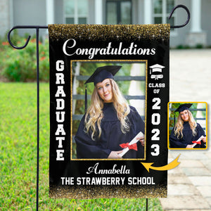 Personalized Senior Class of 2023 Graduation Senior Garden Flag