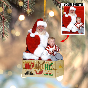 Personalized Photo Mica Ornament - Customized Your Photo Ornament