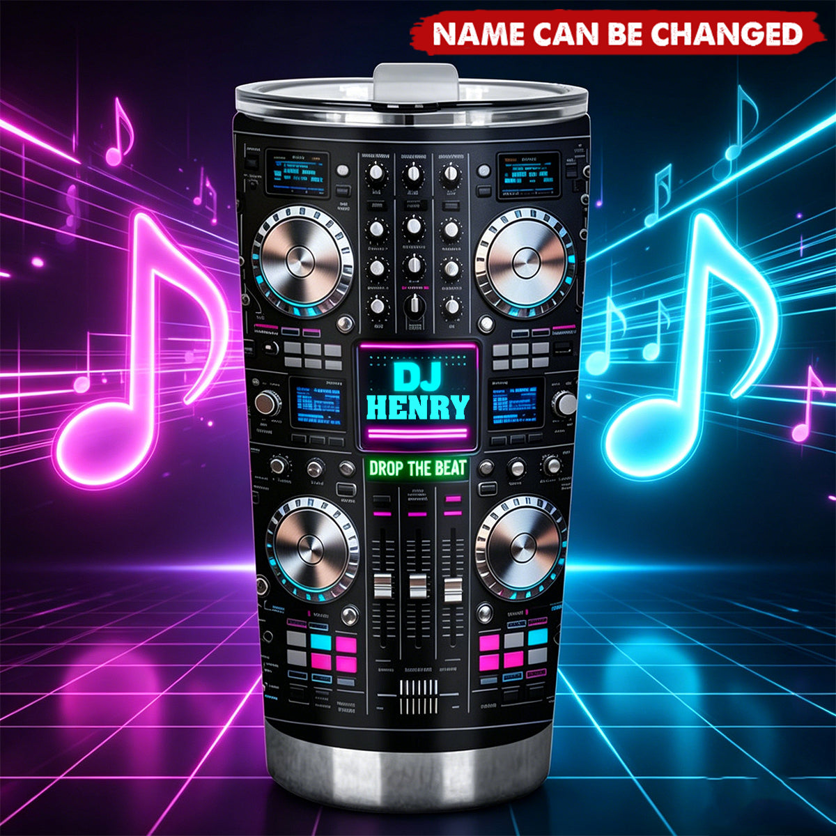 Drop The Beat - Personalized DJ Tumbler