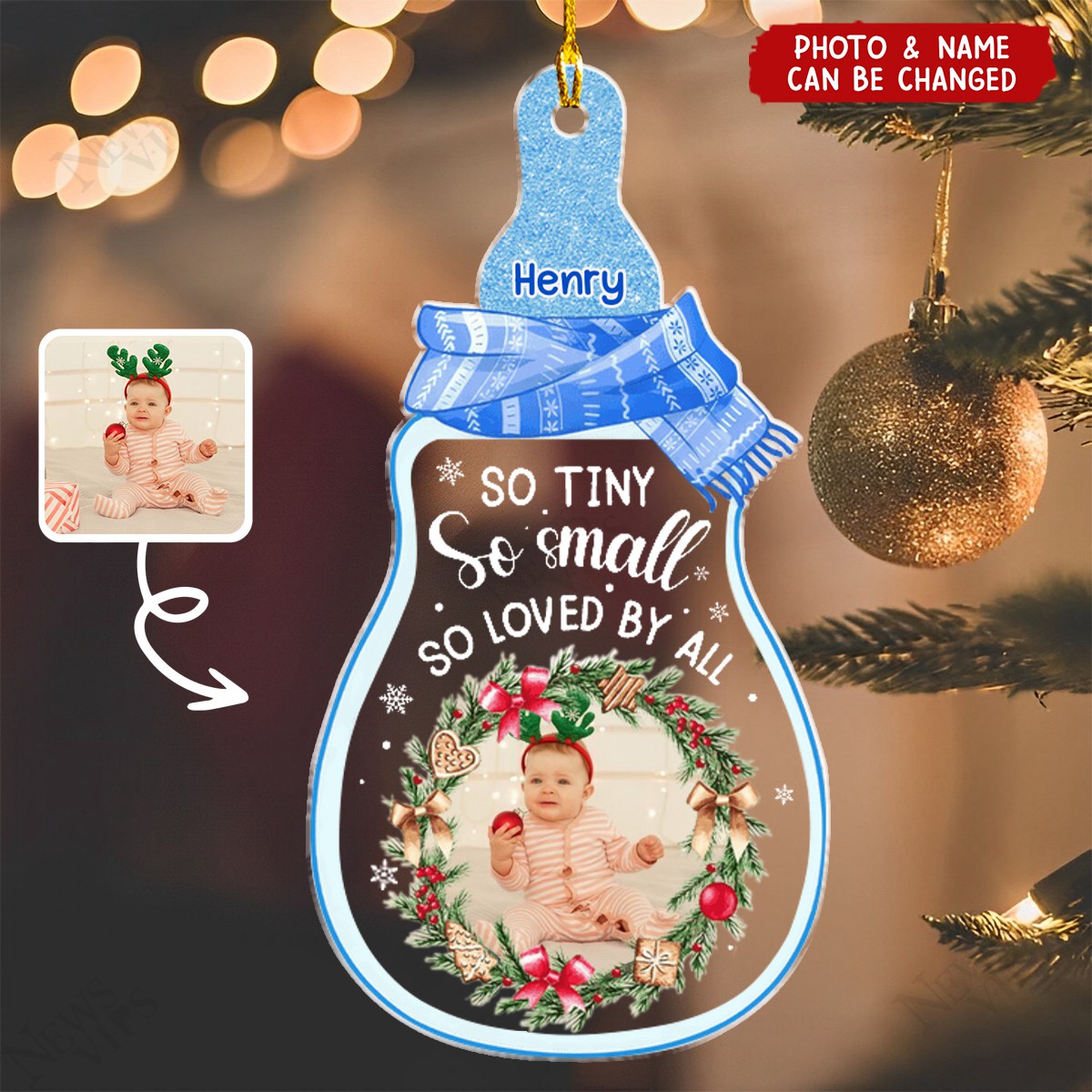 So Tiny So Small So Loved By All, Baby's First Christmas, Gift For New Parents