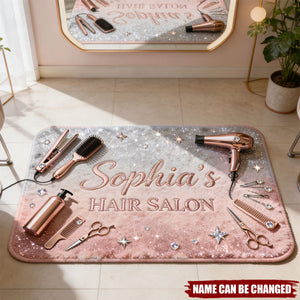Hair Salon - Personalized Doormat, Gifts For Hairstylist