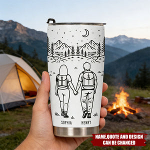 Adventure Partners For Life Camping - Personalized Tumbler
