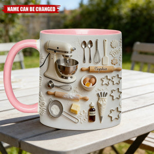 Love Baking - Personalized Baking Accent Mug