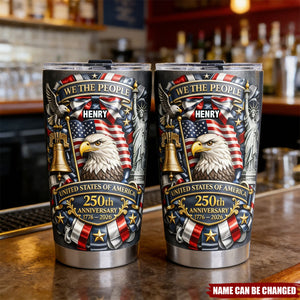 America 250th Anniversary Tumbler - Personalized Gifts