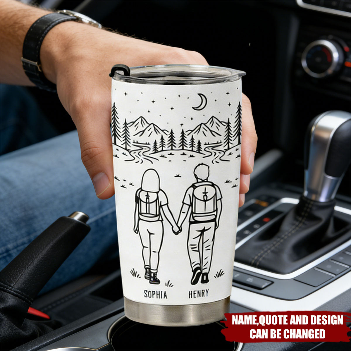 Adventure Partners For Life Camping - Personalized Tumbler