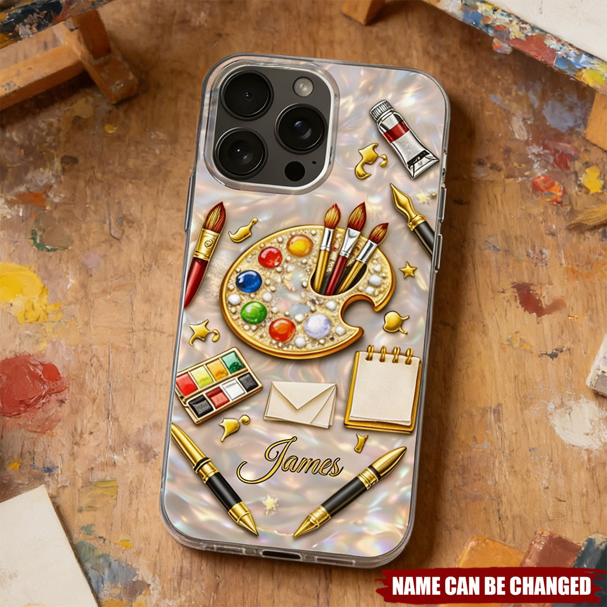 An Artist Soul - Personalized Full Print Phone Case, Gift For Art Lovers