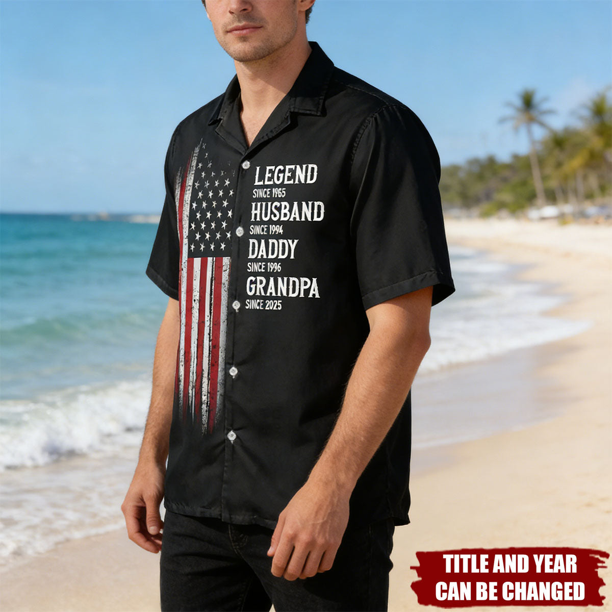 Freedom Looks Good On Me - Personalized Hawaiian Shirt, Gifts For Dad, Grandpa
