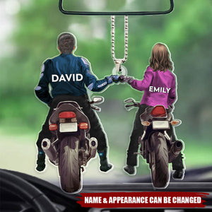 Personalized Gifts For Couple Ornament Biker Couple