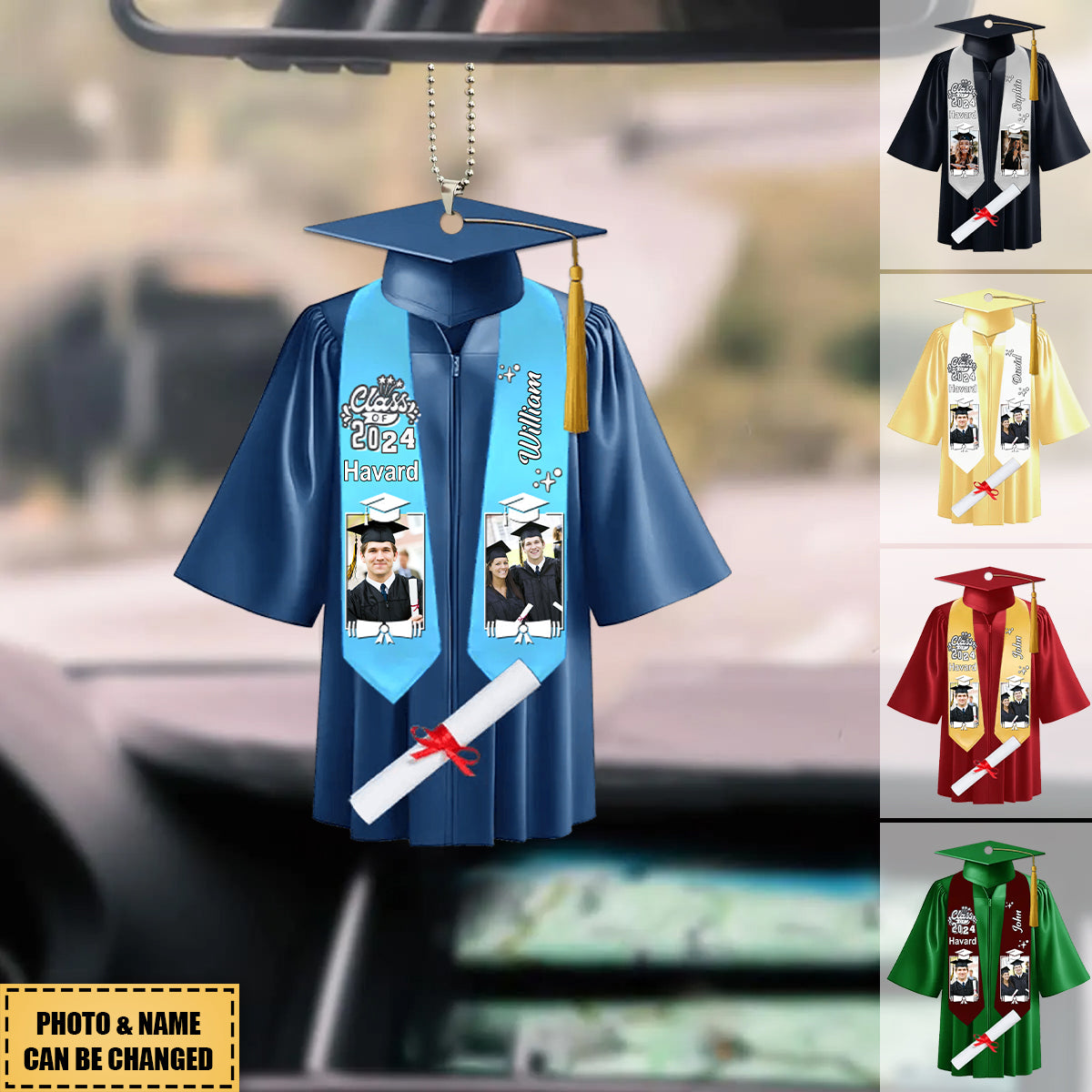 Custom Photo Graduation Personalized Acrylic Ornament