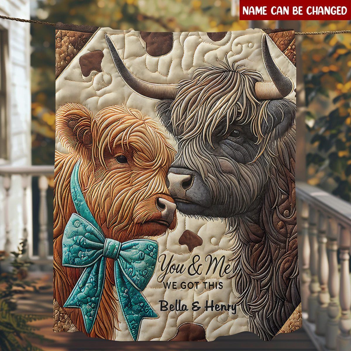 You & Me We Got This - Personalized Blanket