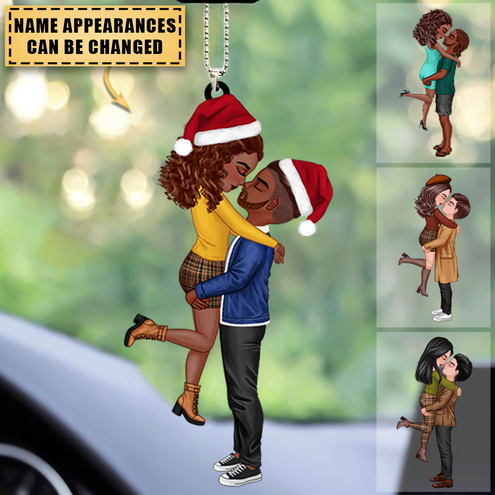 Couple Personalized Car Ornament - Perfect Gift For Your Loved One