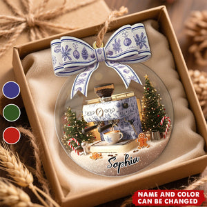 Coffee Lover - Personalized Christmas Acrylic Ornament