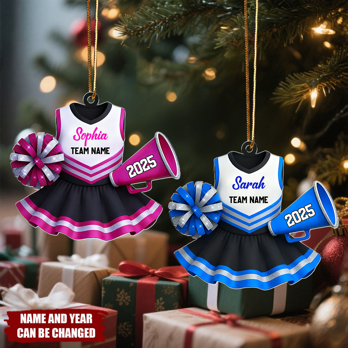 Cheerleading - Personalized Christmas Acrylic Ornament