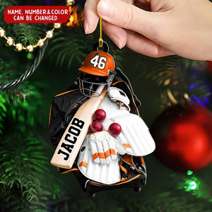 Cricket Team - Personalized Christmas Acrylic Ornament