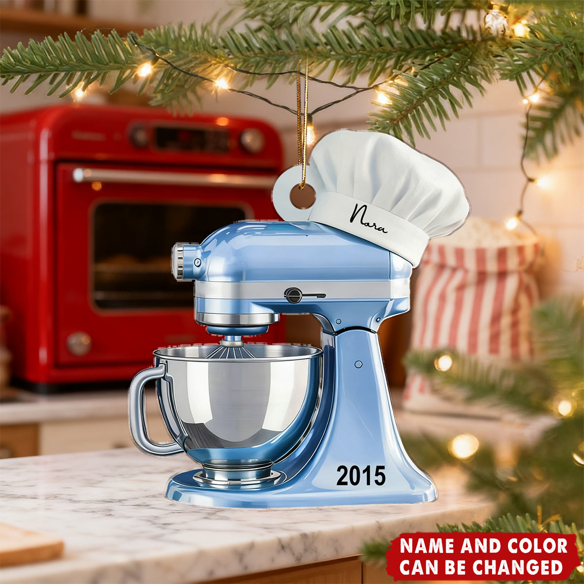 Baking Mixer - Personalized Christmas Acrylic Ornament
