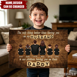 The Only Thing Better Than Gift for Dad Grandpa - Personalized Poster - Gift For Dad, Husband or Grandpa